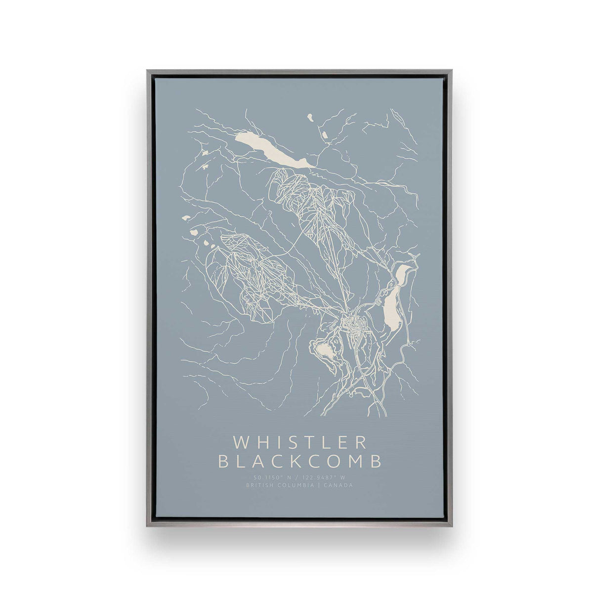 Canadian Ski Trip, Set of 6 Canvas Prints