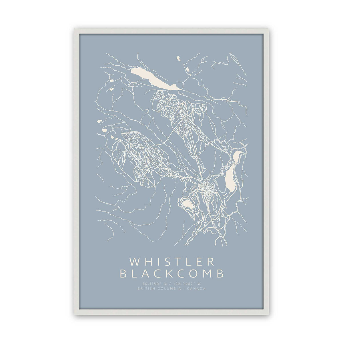[Color:Opaque White], Picture of art in a Opaque White frame