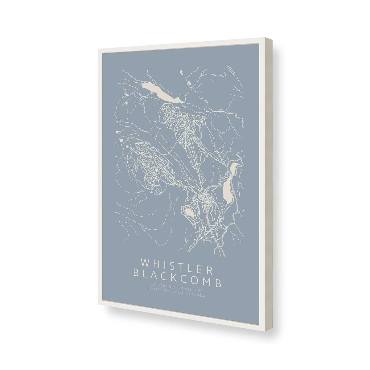 [Color:Opaque White], Picture of art in a Opaque White frame of the corner