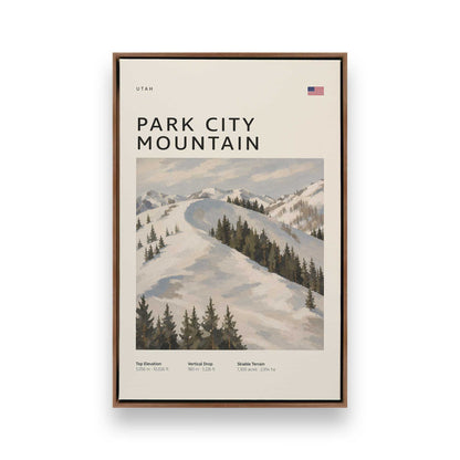 American Powder Day Trio, Set of 3 Canvas Prints