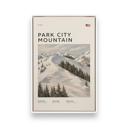 American Powder Day Trio, Set of 3 Canvas Prints