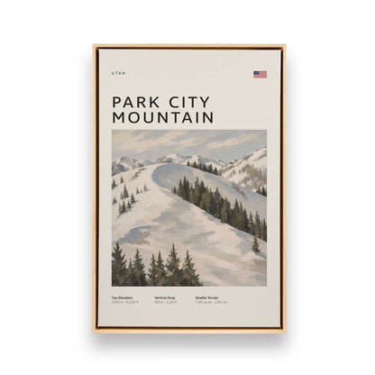 American Powder Day Trio, Set of 3 Canvas Prints