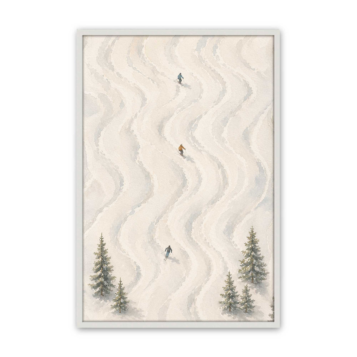 [Color:Opaque White], Picture of art in an Opaque White frame