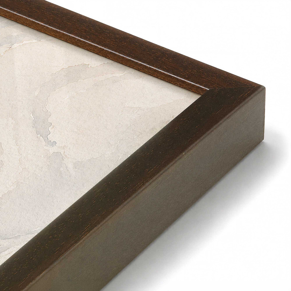 [Color:Belvinder Brown], Picture of art in a Belvinder Brown frame at an angle
