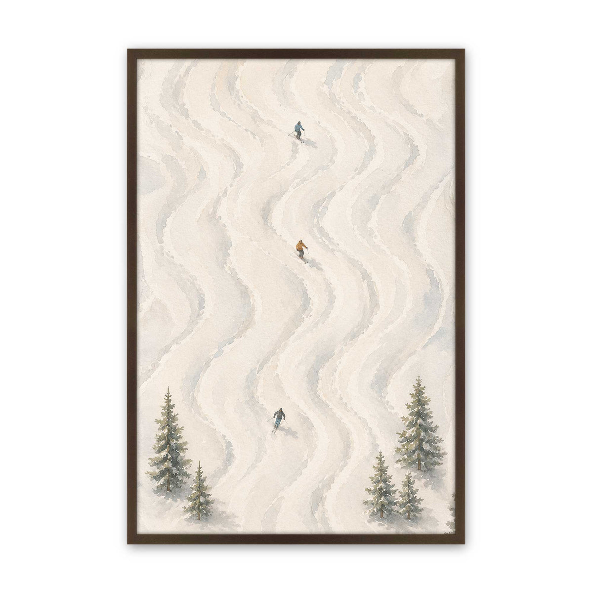 [Color:Belvinder Brown], Picture of art in a Belvinder Brown frame