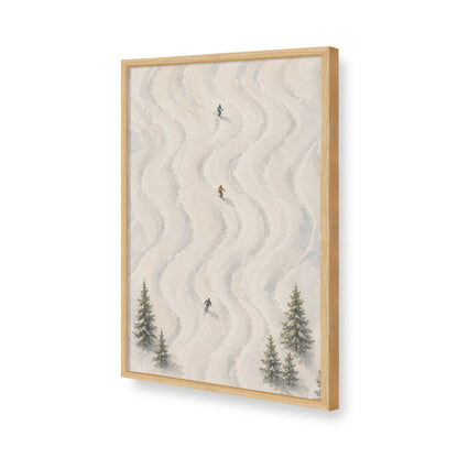 [Color:American Maple], Picture of art in a American Maple frame of the corner