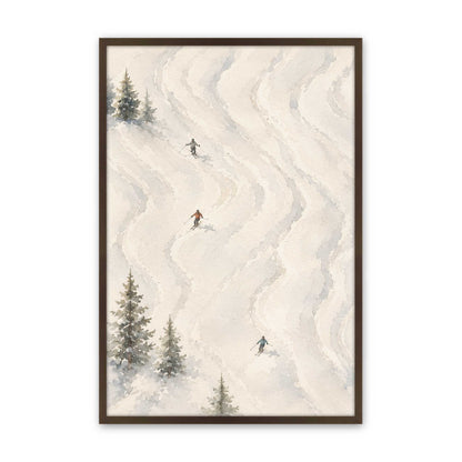 [Color:Brown], Picture of art in a Brown frame