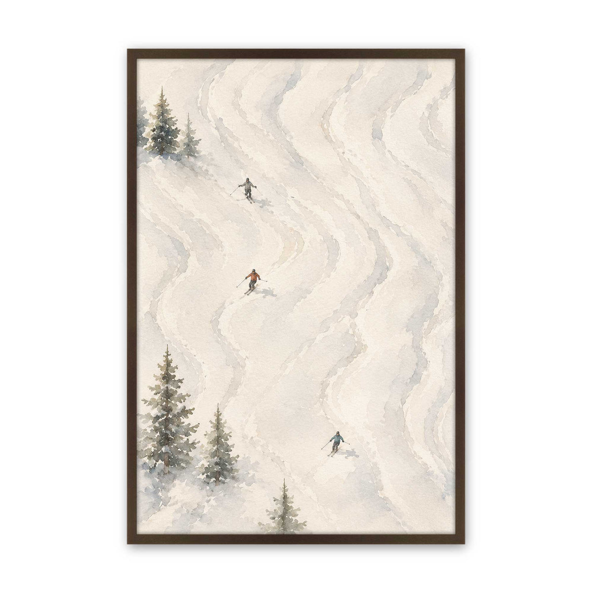 [Color:Belvinder Brown], Picture of art in a Belvinder Brown frame