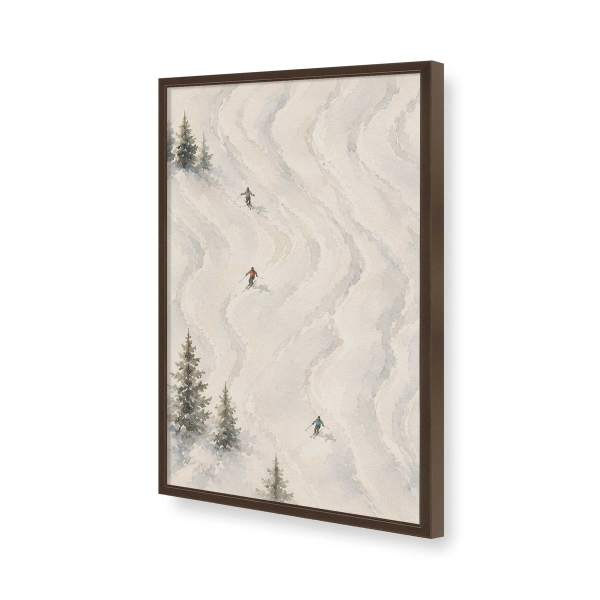 [Color:Belvinder Brown], Picture of art in a Belvinder Brown frame of the corner