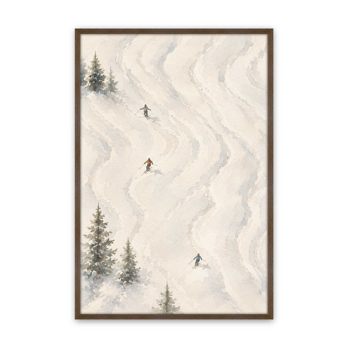 [Color:Walnut], Picture of art in a Walnut frame