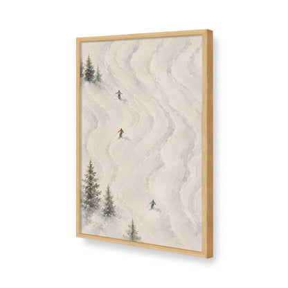 [Color:American Maple], Picture of art in a American Maple frame of the corner