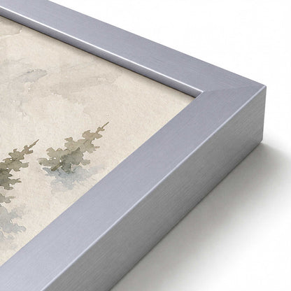 [Color:Polished Chrome], Picture of art in a Polished Chrome frame at an angle
