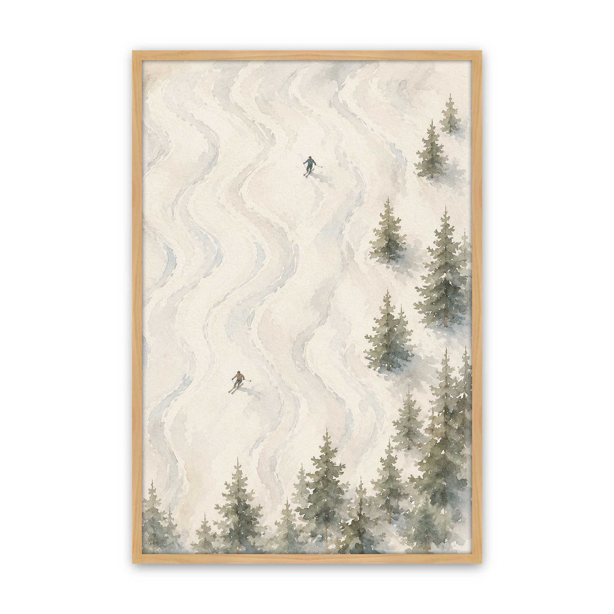 [Color:American Maple], Picture of art in a American Maple frame