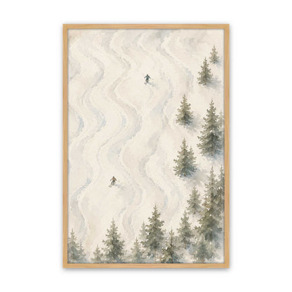[Color:American Maple], Picture of art in a American Maple frame