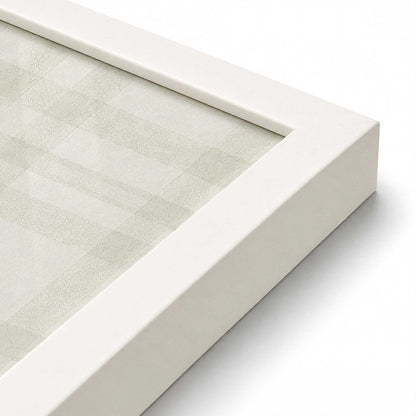 [Color:Opaque White], Picture of art in a Opaque White frame at an angle