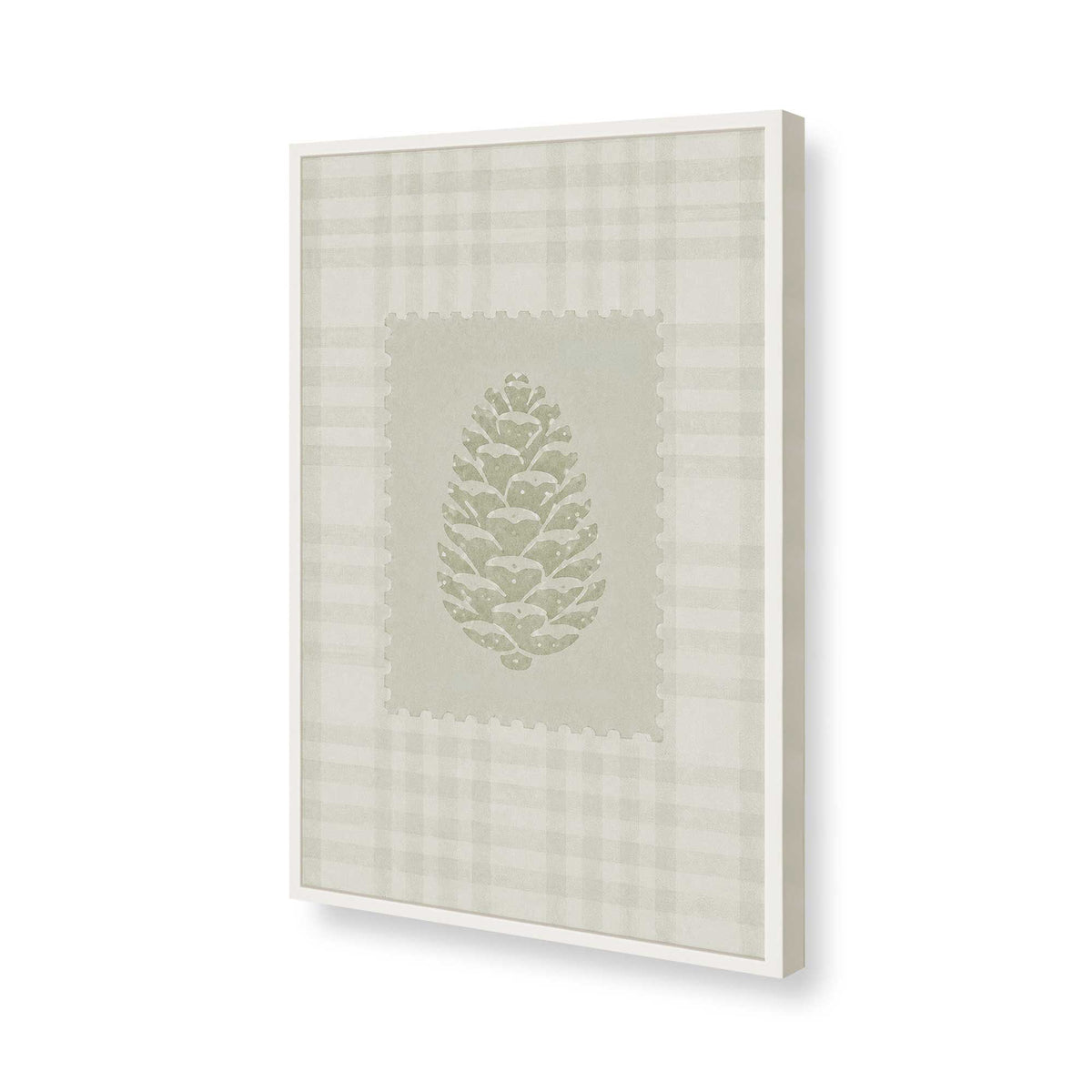 [Color:Opaque White], Picture of art in a Opaque White frame of the corner