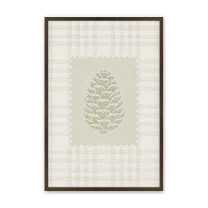 [Color:Brown], Picture of art in a Brown frame