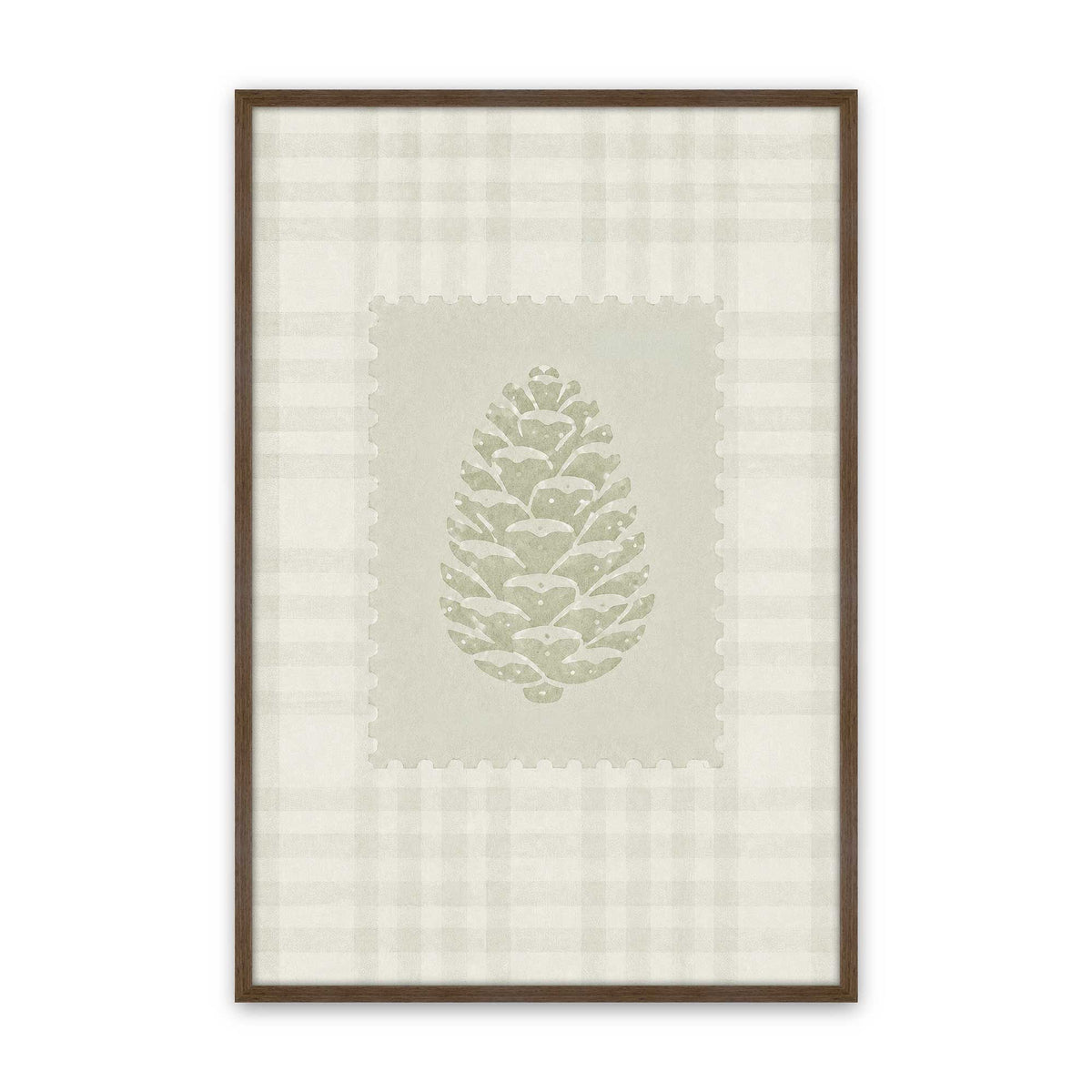 [Color:Walnut], Picture of art in a Walnut frame