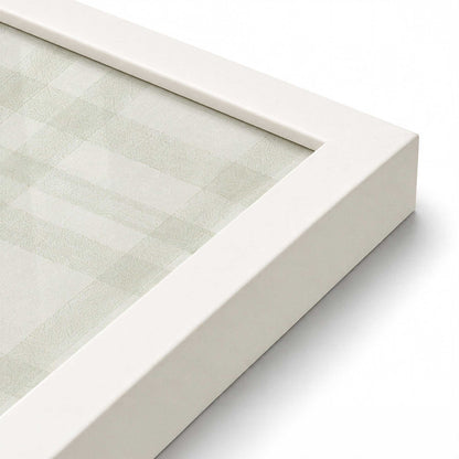 [Color:Opaque White], Picture of art in a Opaque White frame at an angle