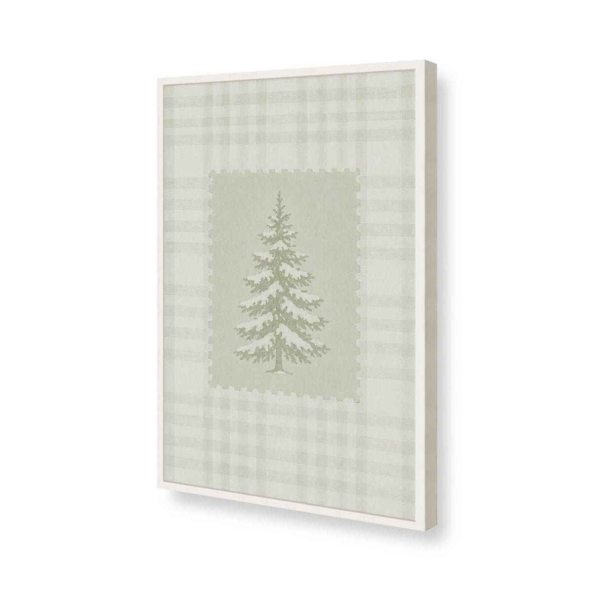 [Color:Opaque White], Picture of art in a Opaque White frame of the corner