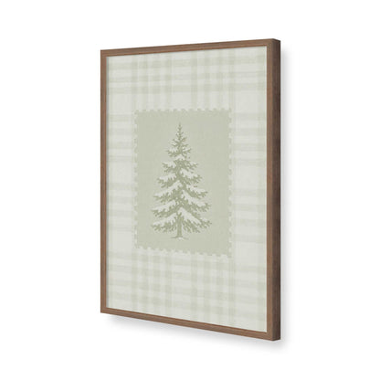 [Color:Walnut], Picture of art in a Walnut frame of the corner