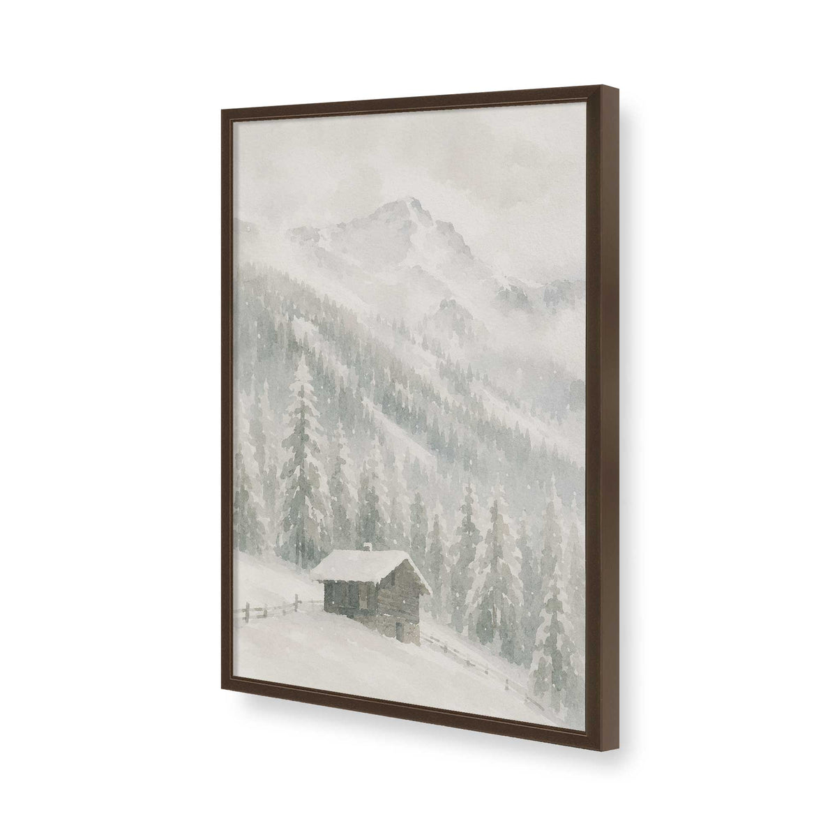 [Color:Belvinder Brown], Picture of art in a Belvinder Brown frame of the corner