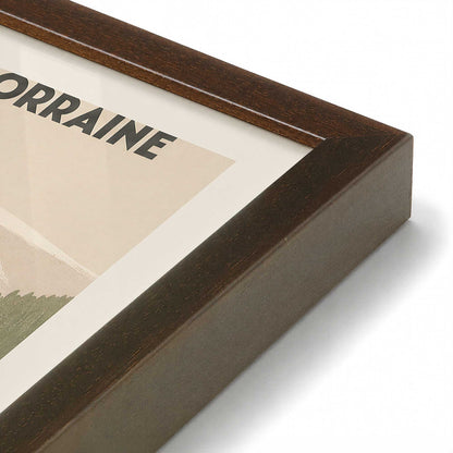 [Color:Belvinder Brown], Picture of art in a Belvinder Brown frame at an angle