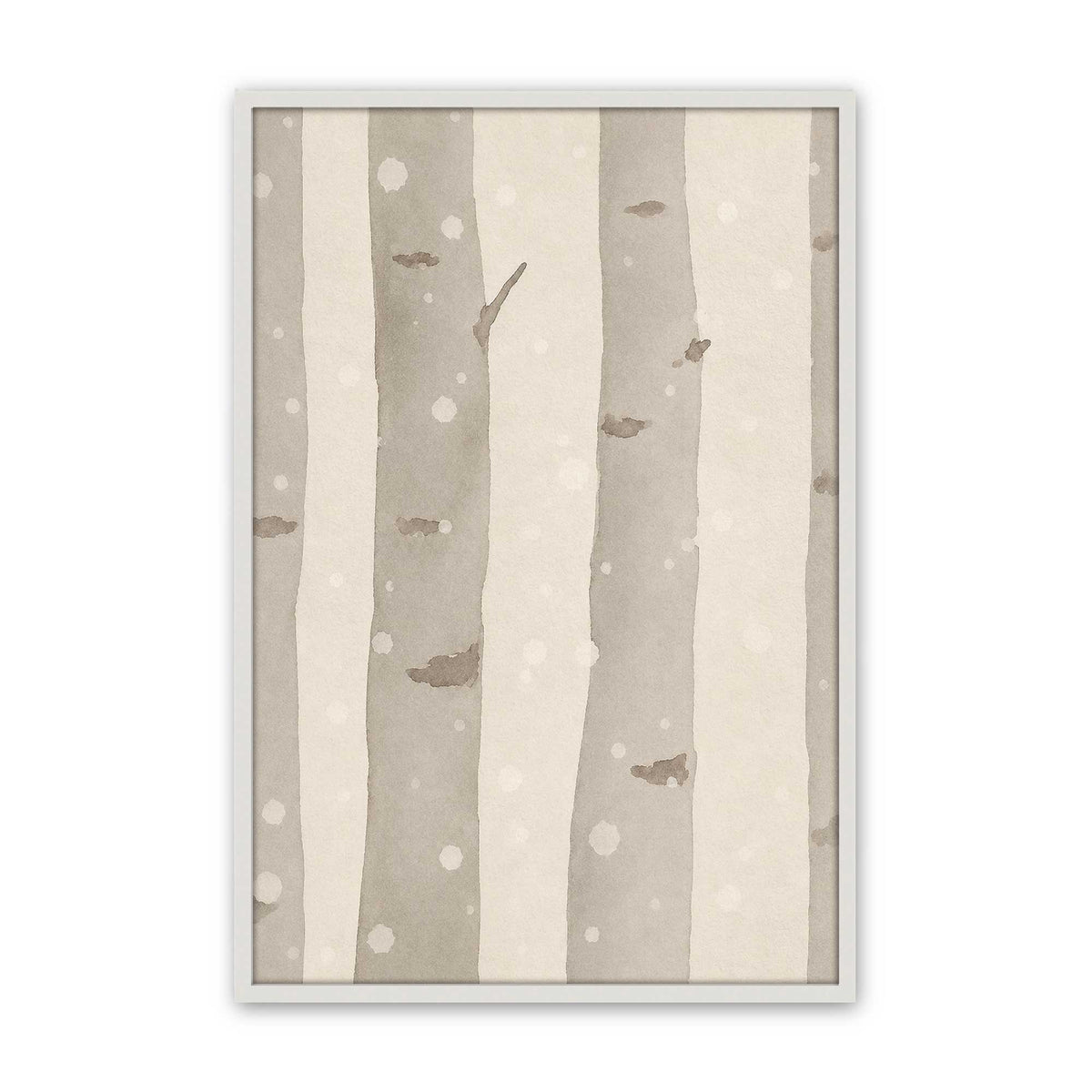 [Color:Opaque White], Picture of art in a Opaque White frame