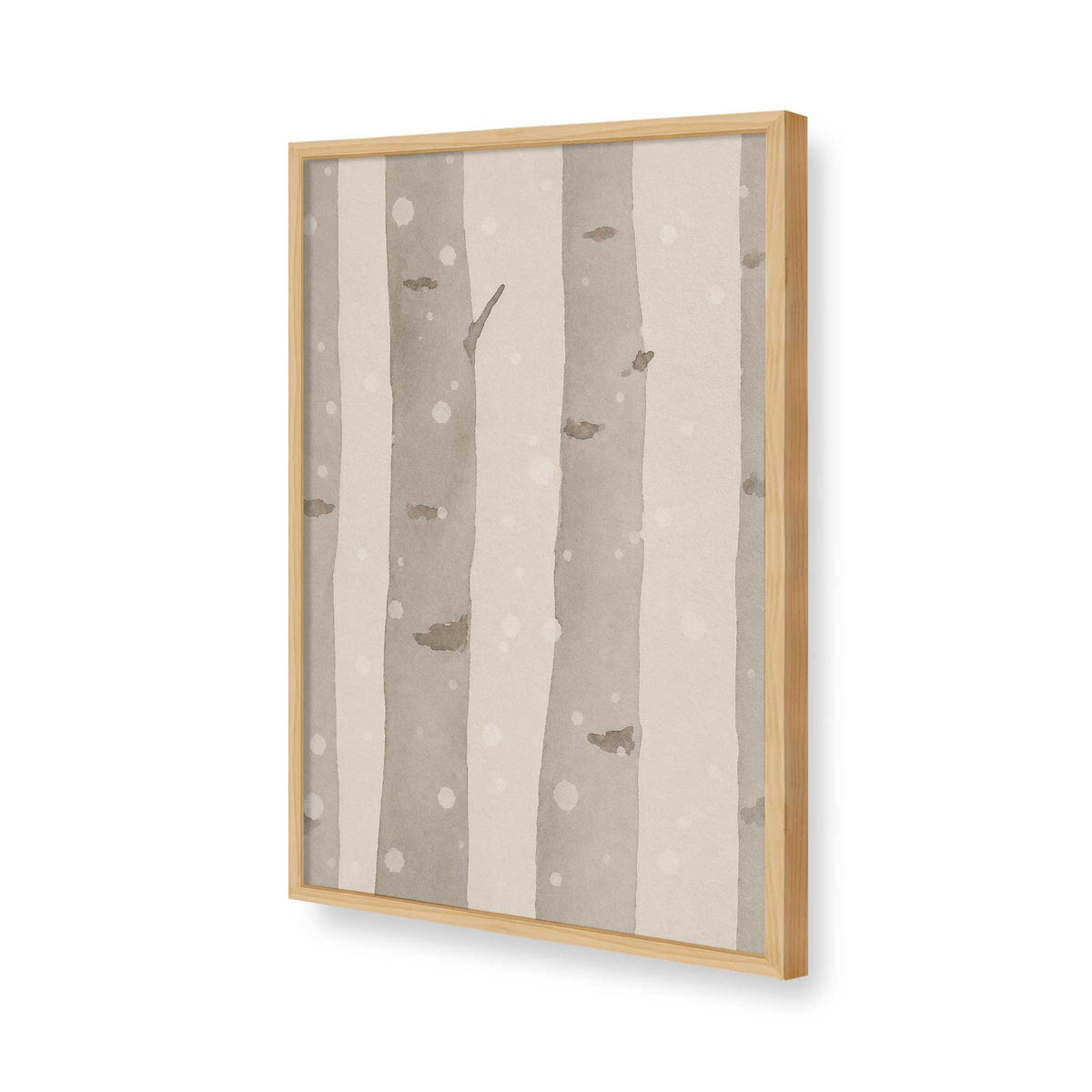 [Color:American Maple], Picture of art in a American Maple frame of the corner