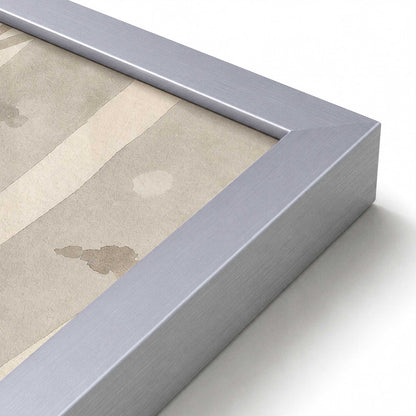 [Color:Polished Chrome], Picture of art in a Polished Chrome frame at an angle
