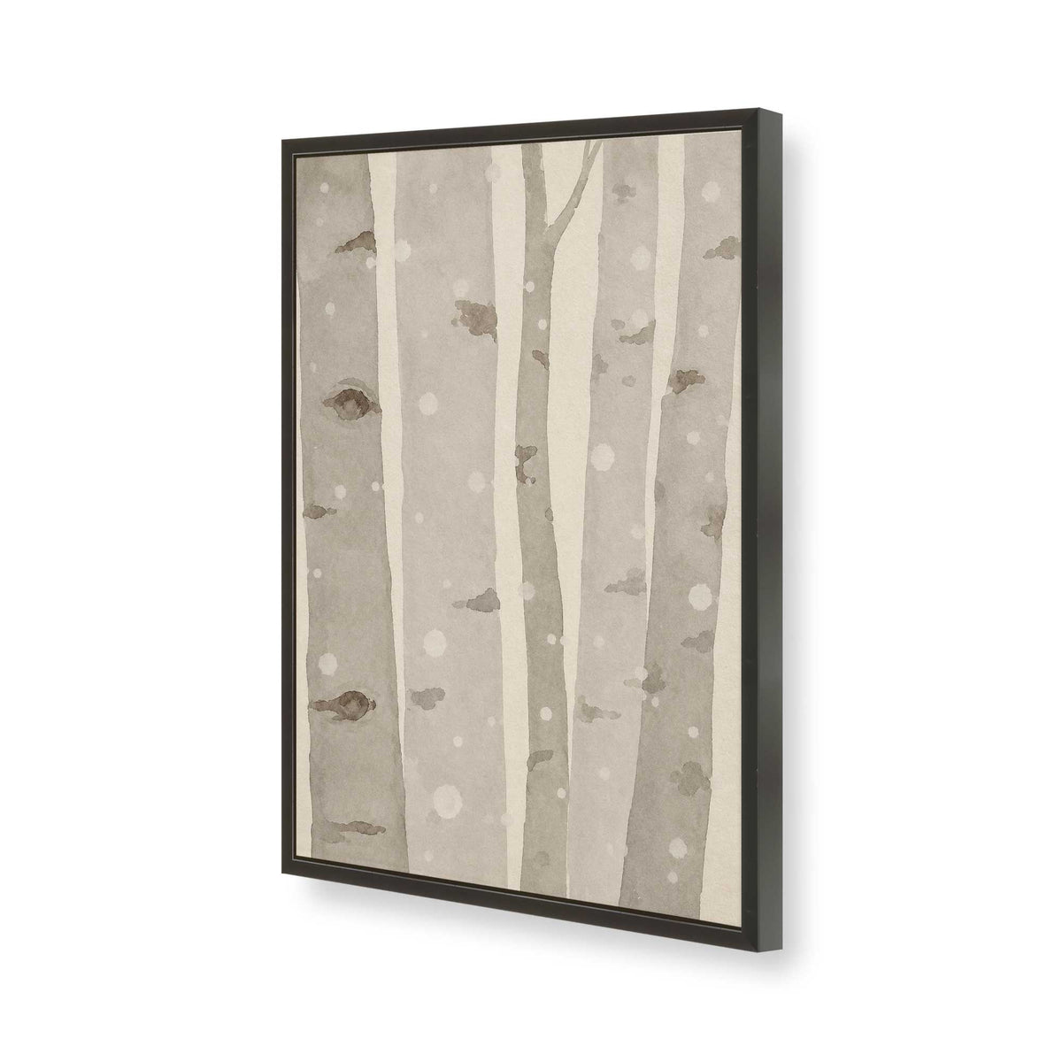 [Color:Satin Black], Picture of art in a Satin Black frame of the corner