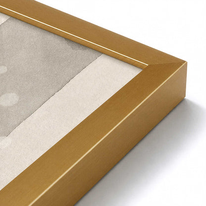 [Color:Polished Gold], Picture of art in a Polished Gold frame at an angle