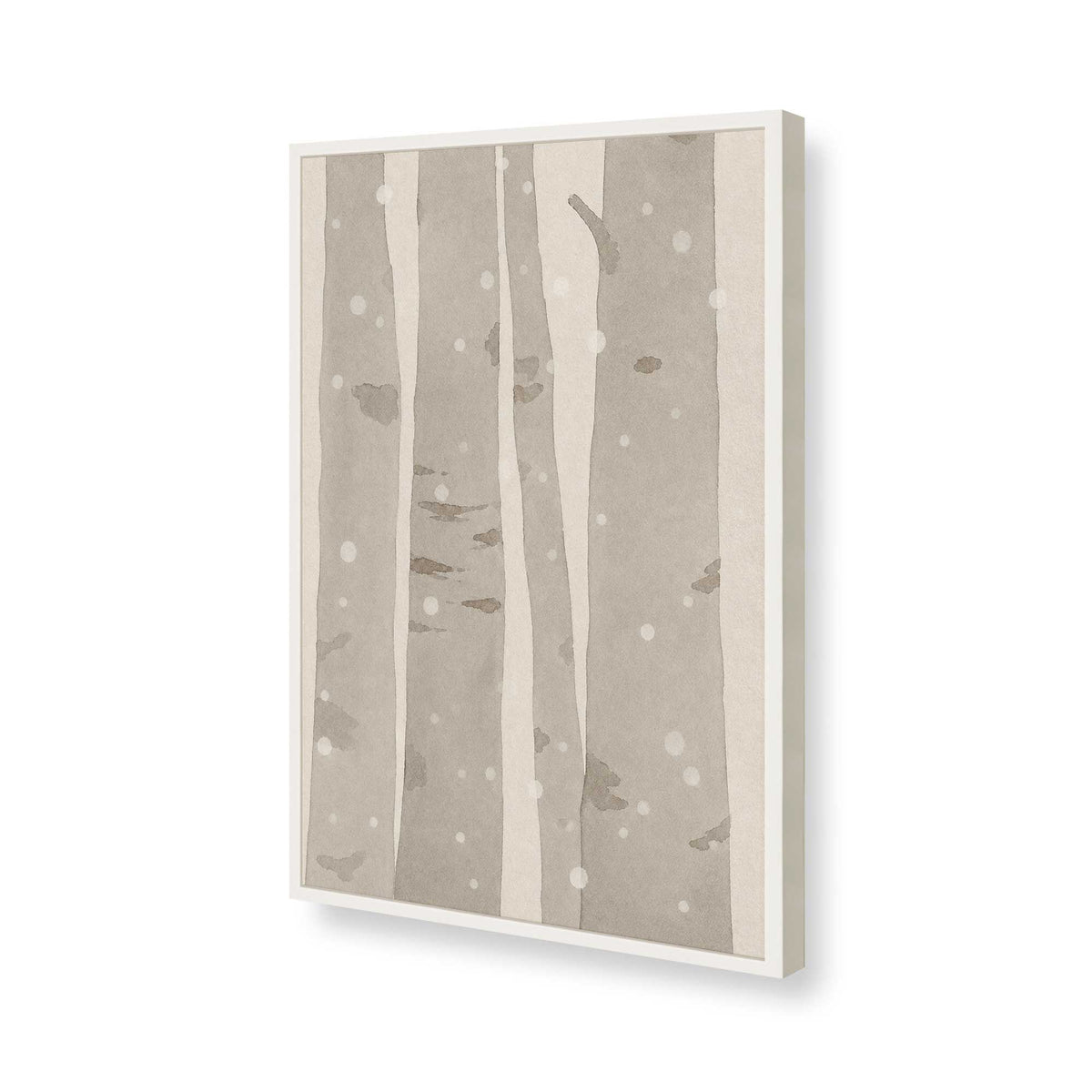 [Color:Opaque White], Picture of art in a Opaque White frame of the corner