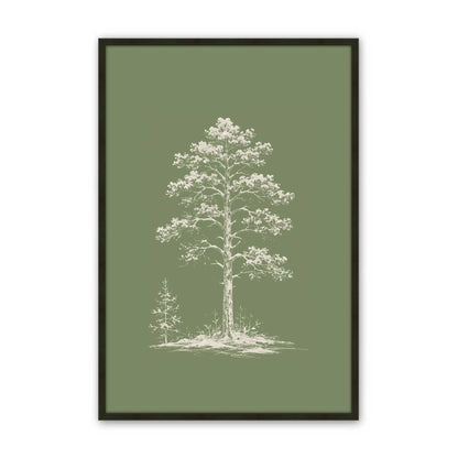 [Color:Satin Black], Picture of art in a Satin Black frame