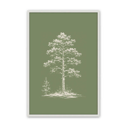 [Color:Opaque White], Picture of art in a Opaque White frame
