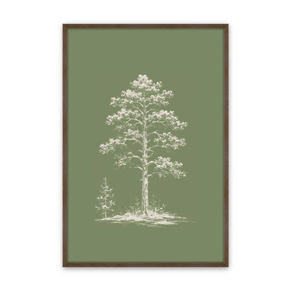 [Color:Walnut], Picture of art in a Walnut frame