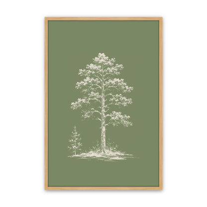[Color:American Maple], Picture of art in a American Maple frame