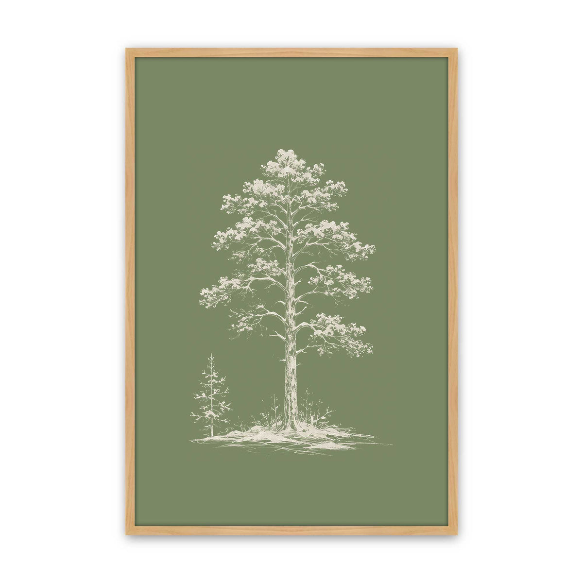[Color:American Maple], Picture of art in an American Maple frame