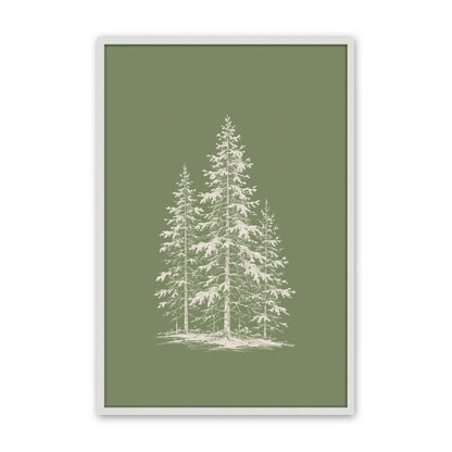 [Color:Opaque White], Picture of art in an Opaque White frame