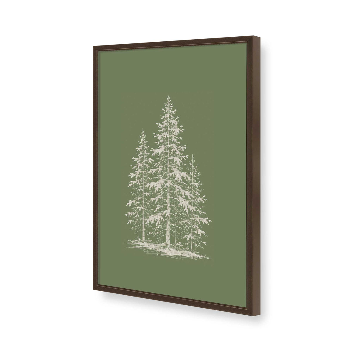 [Color:Belvinder Brown], Picture of art in a Belvinder Brown frame of the corner