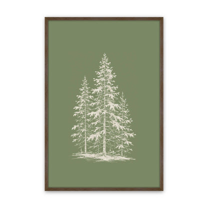 [Color:Walnut], Picture of art in a Walnut frame