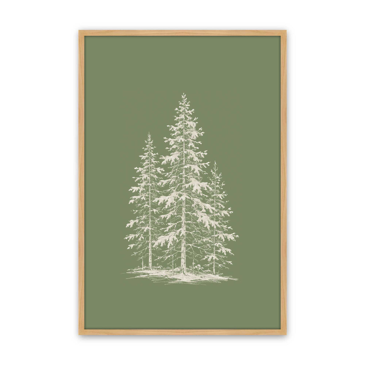 [Color:American Maple], Picture of art in a American Maple frame