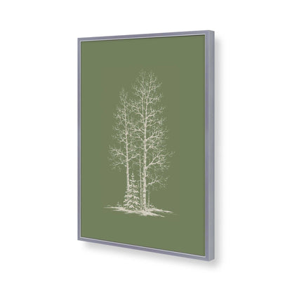 [Color:Polished Chrome], Picture of art in a Polished Chrome frame of the corner
