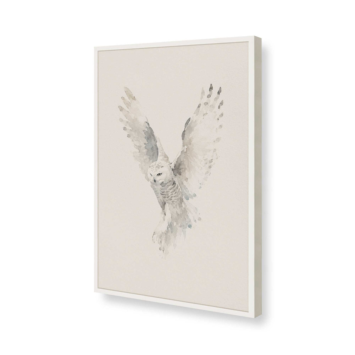 [Color:Opaque White], Picture of art in a Opaque White frame of the corner