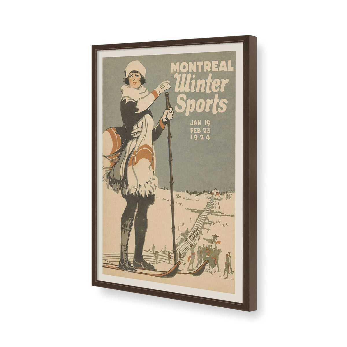 [Color:Belvinder Brown], Picture of art in a Belvinder Brown frame of the corner