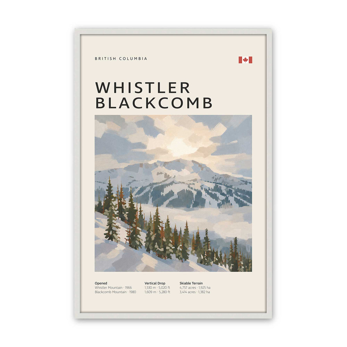 Canadian Powder Day Trio Set of 3 At Prints