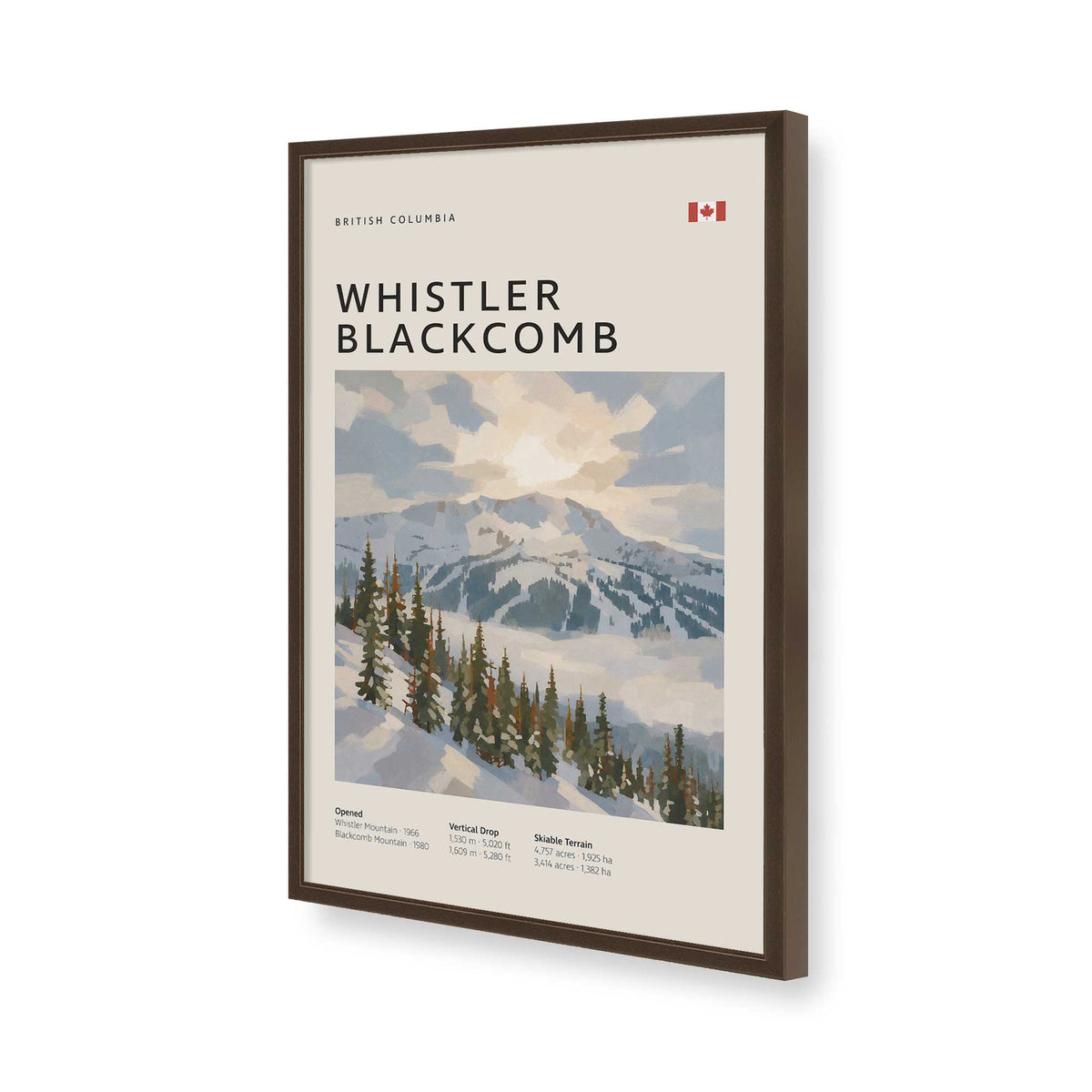 [Color:Belvinder Brown], Picture of art in a Belvinder Brown frame of the corner