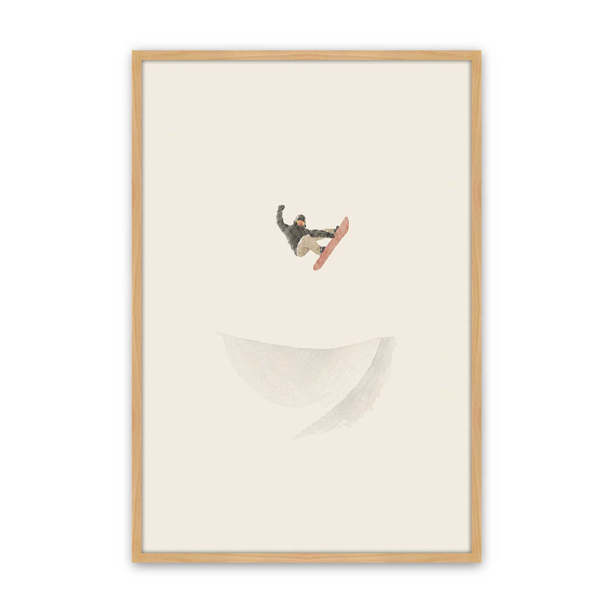 [Color:American Maple], Picture of art in an American Maple frame