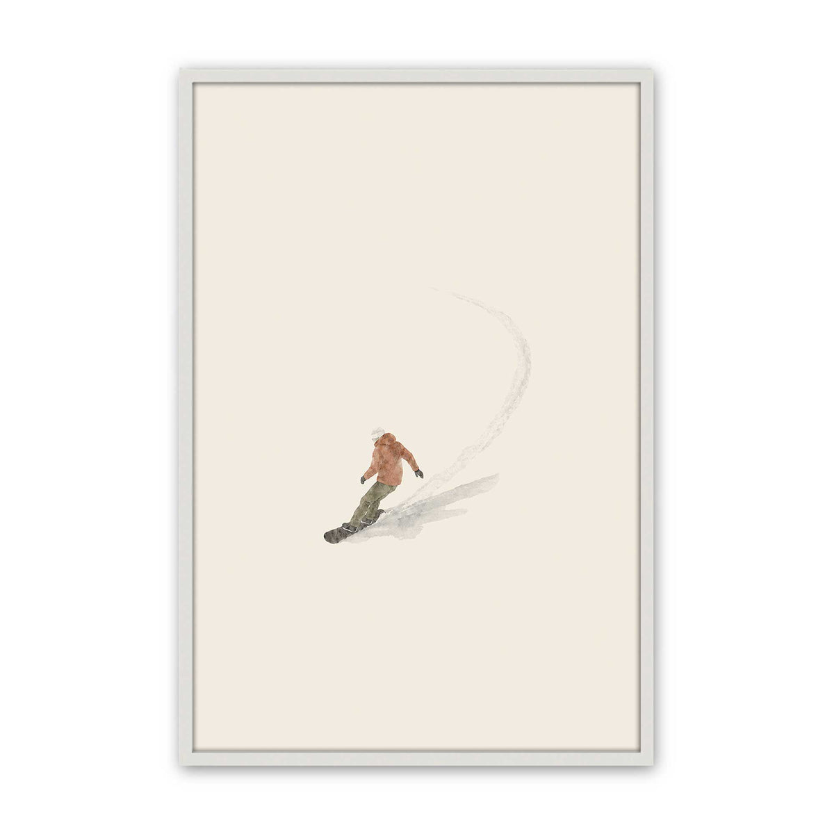 [Color:Opaque White], Picture of art in an Opaque White frame