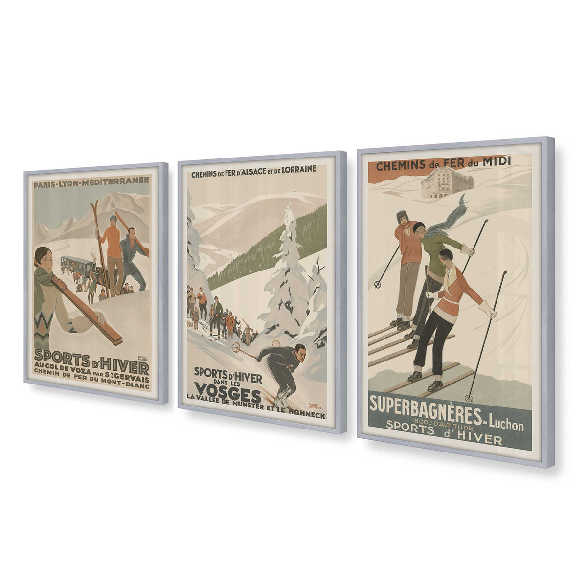 [Color:Polished Chrome], Picture of art in a Polished Chrome frame at an angle